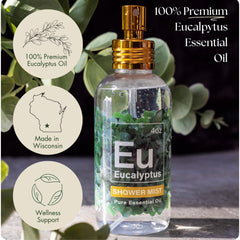 Packaging for Eucalyptus Shower Spray 2 oz