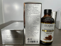 Amber bottle protecting essential oil from light