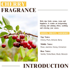 Notes of cherry and plum in EUQEE Cherry Fragrance Oil