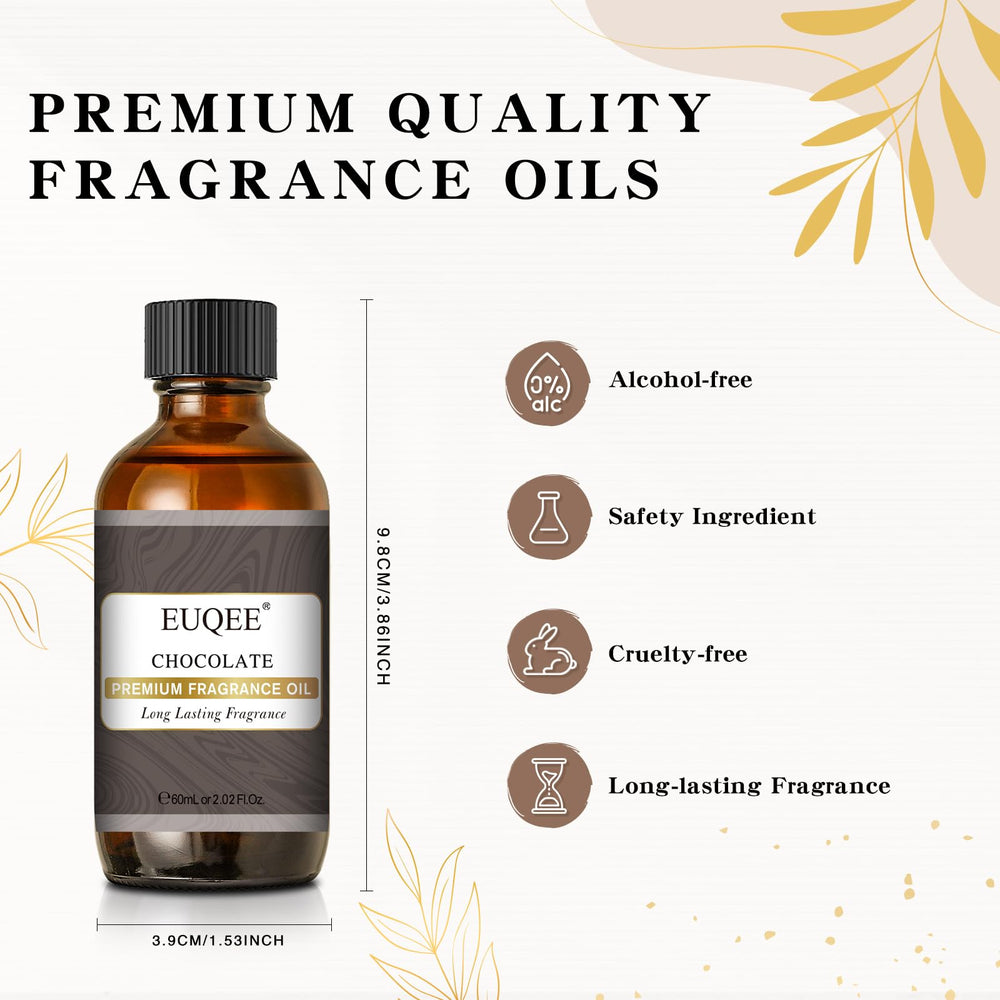 Close-up of amber glass bottle and dropper for EUQEE fragrance oil