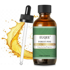 EUQEE Forest Pine Fragrance Oil in amber glass bottle with dropper
