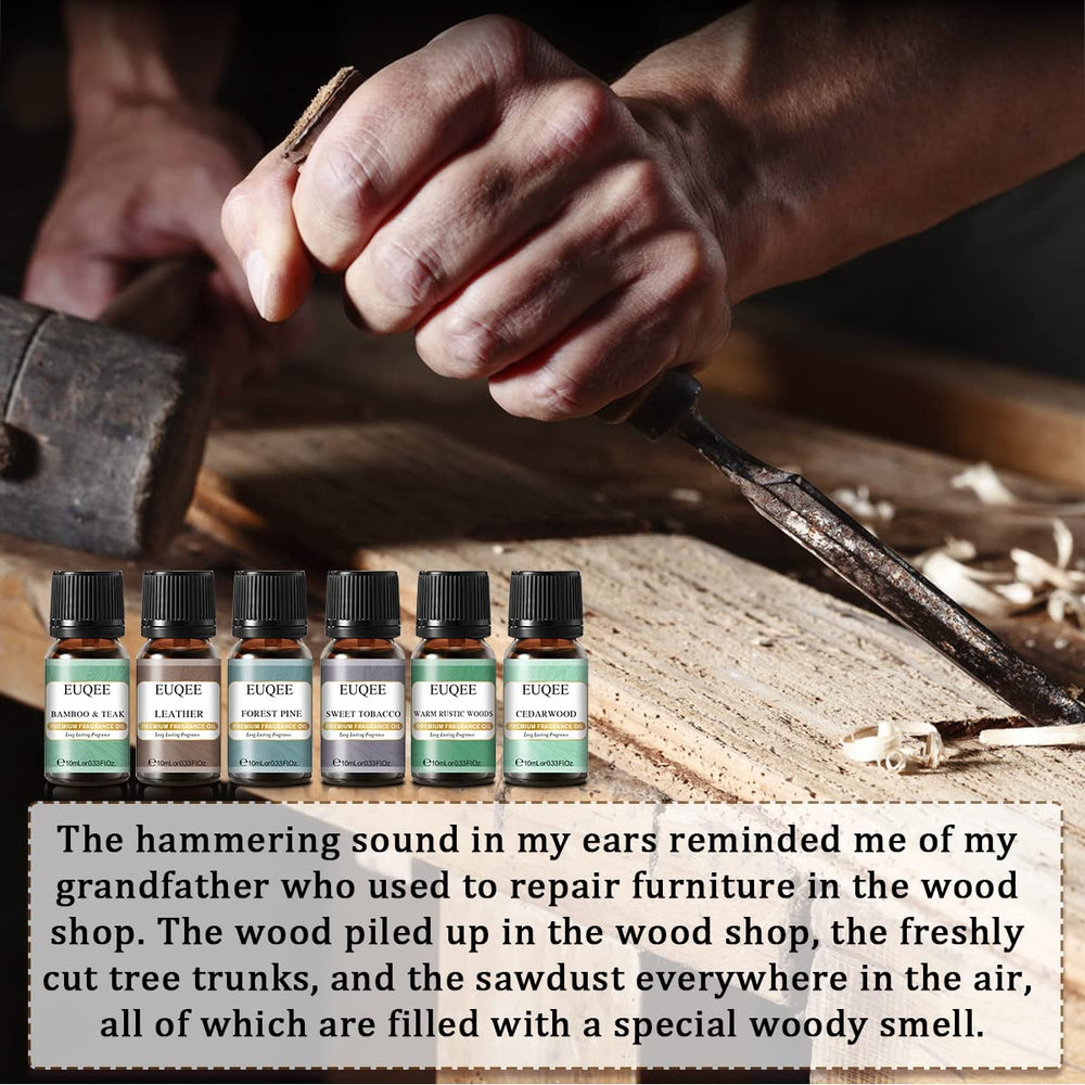 Gift box packaging for EUQEE fragrance oils set