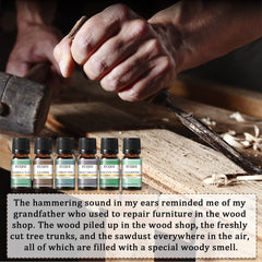 Gift box packaging for EUQEE fragrance oils set