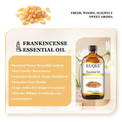 Amber glass bottle protecting essential oil from light