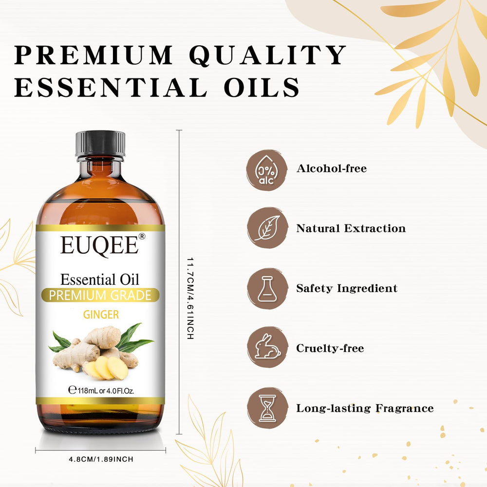 Ginger essential oil for DIY soap with EUQEE bottle
