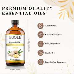 Ginger essential oil for DIY soap with EUQEE bottle