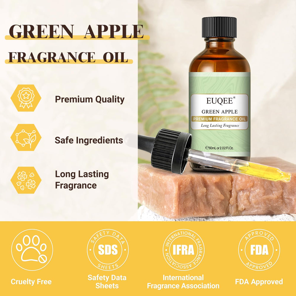 Amber glass bottle with dropper for EUQEE fragrance oil