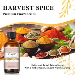Prepared diffused aroma using EUQEE Harvest Spice Fragrance Oil