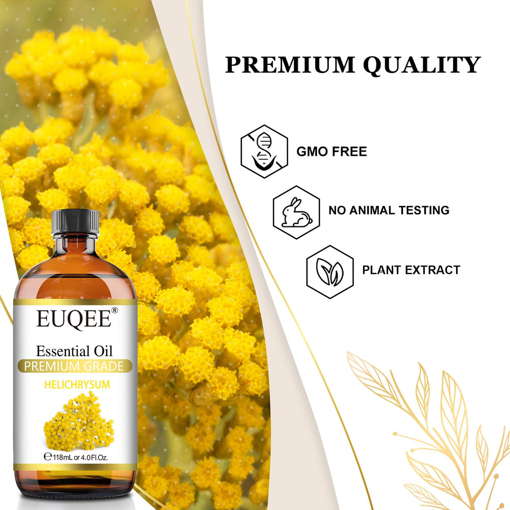 EUQEE Helichrysum essential oil used in a diffuser