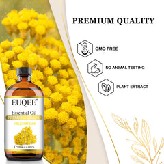 EUQEE Helichrysum essential oil used in a diffuser