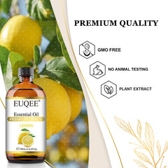 Glass dropper for EUQEE Lemon Essential Oil