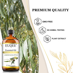 EUQEE Lemon Eucalyptus essential oil packaging box