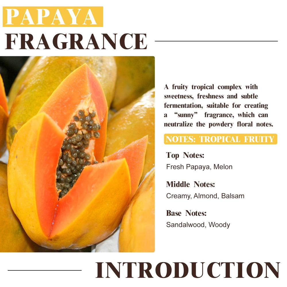 EUQEE Papaya Fragrance Oil gift box packaging