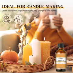 Candle making with EUQEE Pumpkin Pie Fragrance Oil