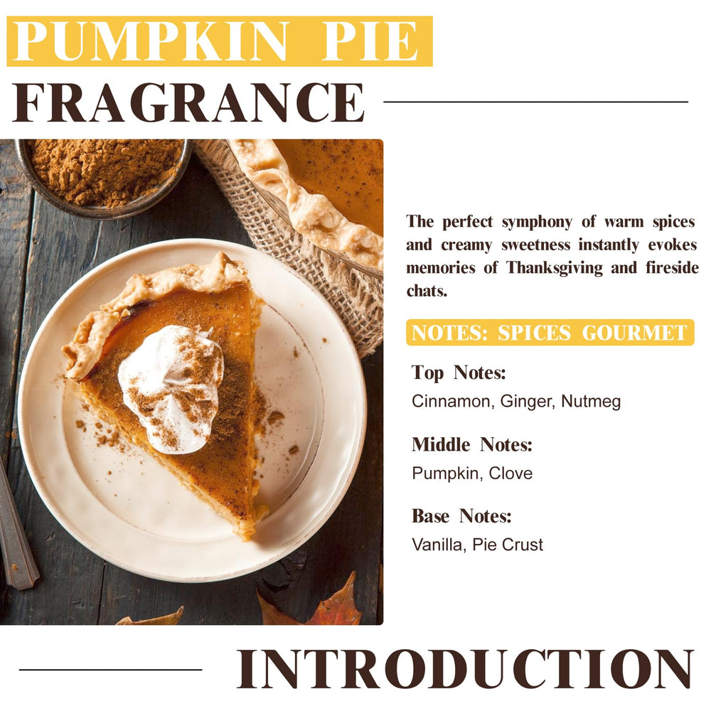 EUQEE Pumpkin Pie Fragrance Oil packaging and label