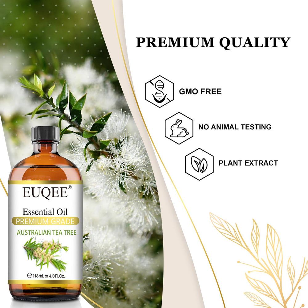 Tea tree essential oil used in candle and soap making
