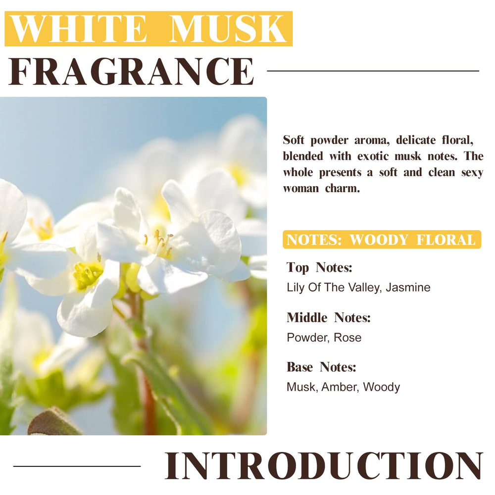 Diffuser setup featuring EUQEE White Musk fragrance oil