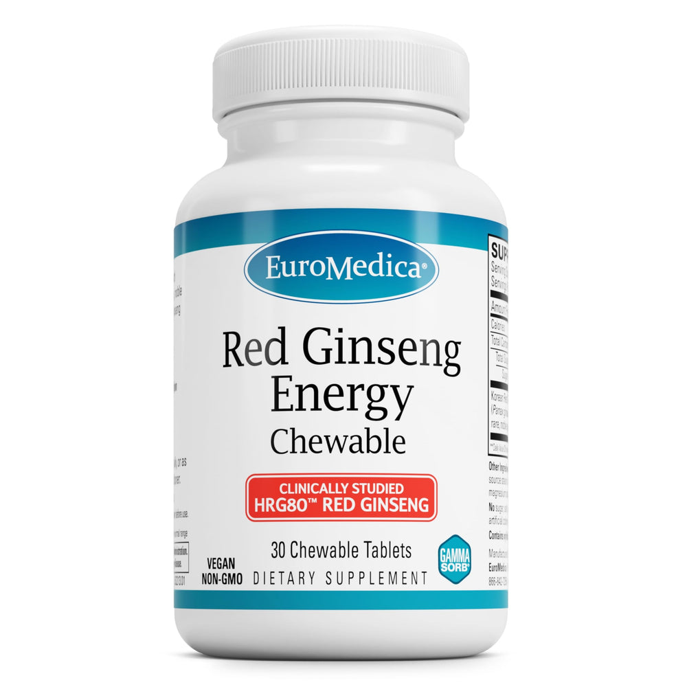 EuroMedica Red Ginseng Energy bottle front view