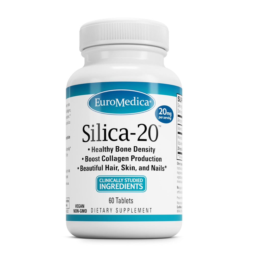 EuroMedica Silica-20 bottle label