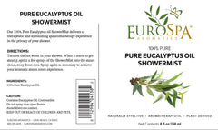 Using shower mist in the shower for spa-like aroma