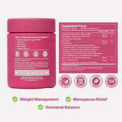EVABIOTIC Complete Menopause digestive health blend with probiotic and ACV synergy