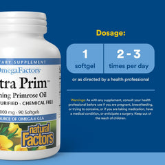 Omega-6 GLA symbol for evening primrose oil