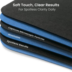 Lens cleaning cloth for cameras and optics
