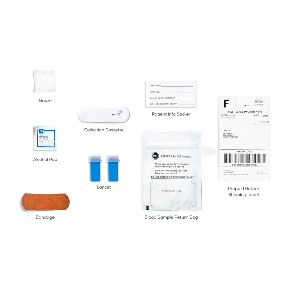 Secure online results portal for heart health report