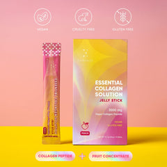 Vegan collagen peptide 3000 mg jelly stick