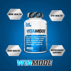 Bones and muscles health concept with multivitamin