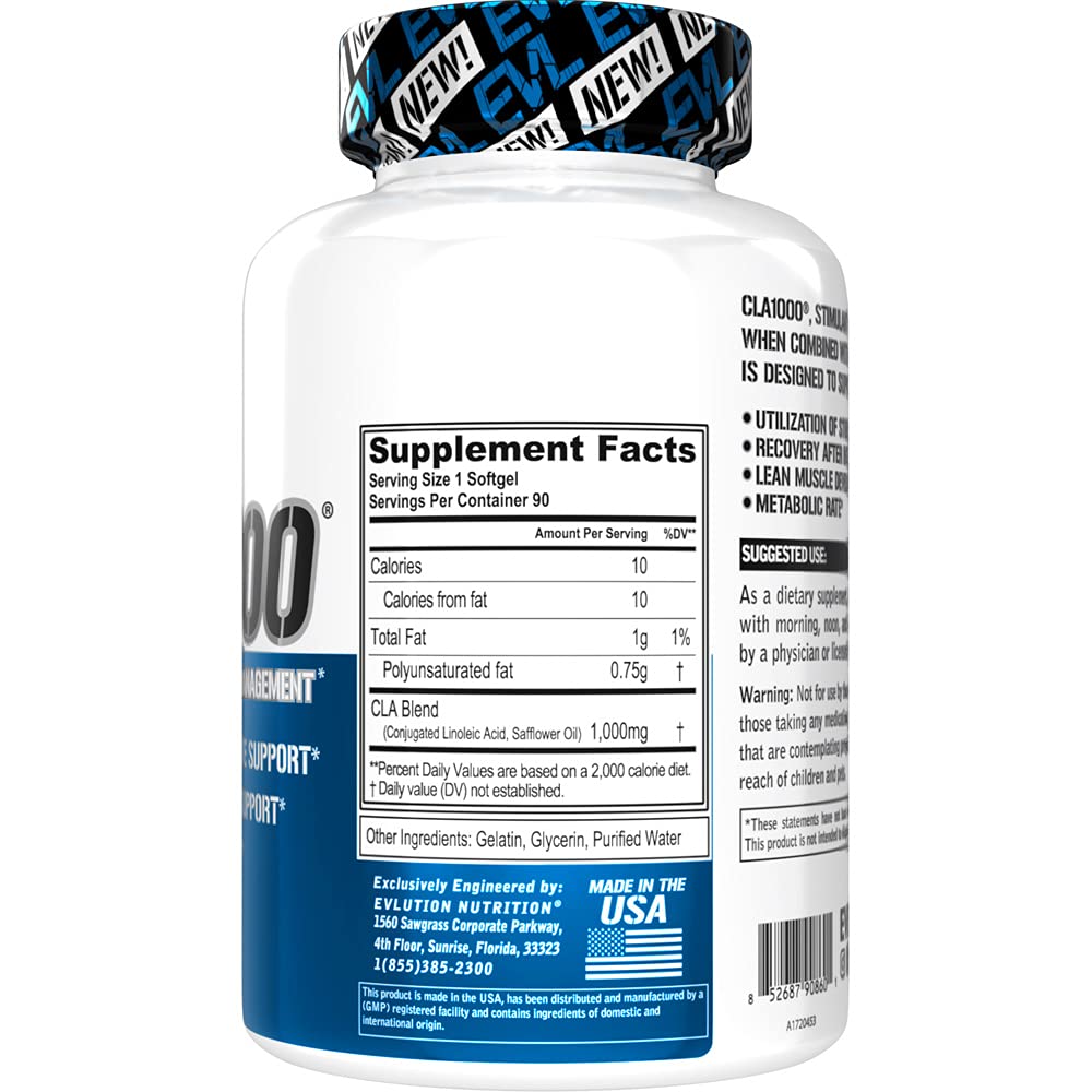 Safflower oil-based CLA ingredients and formulation