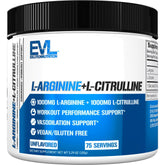 EVLUTION Nutrition L-Arginine + L-Citrulline 2000mg powder label