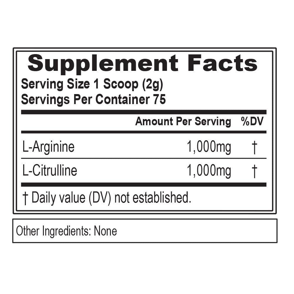 L-Arginine and L-Citrulline for endurance and pumps