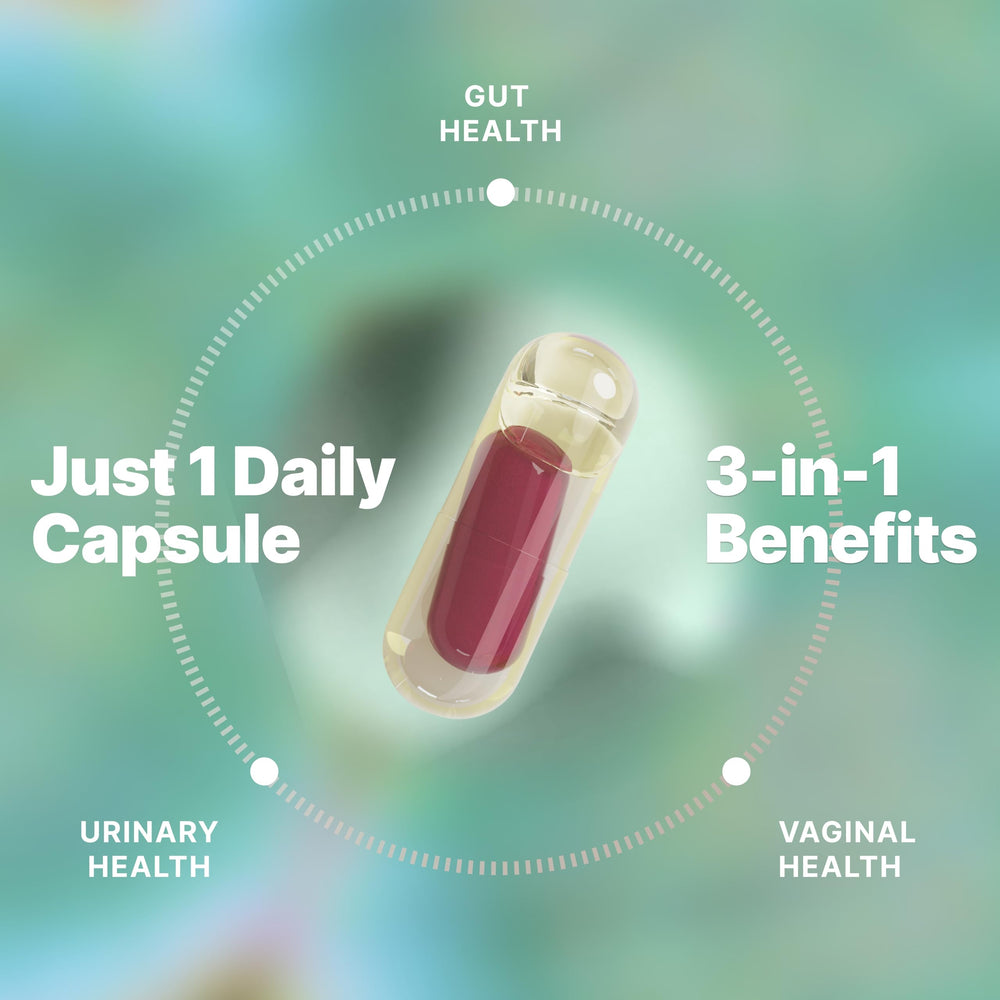 3-in-1 microbiome support concept illustration