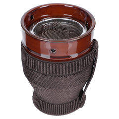 Exceart ceramic moxibustion pot - front view