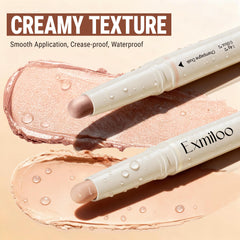 Exmiloo effortless blending with fingers or brush for personalized looks.