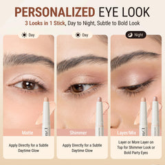 Exmiloo long-lasting waterproof formula keeps color fresh through day.