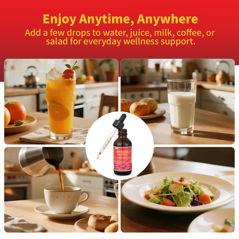 30-day supply packaging for Cayenne Pepper Drops