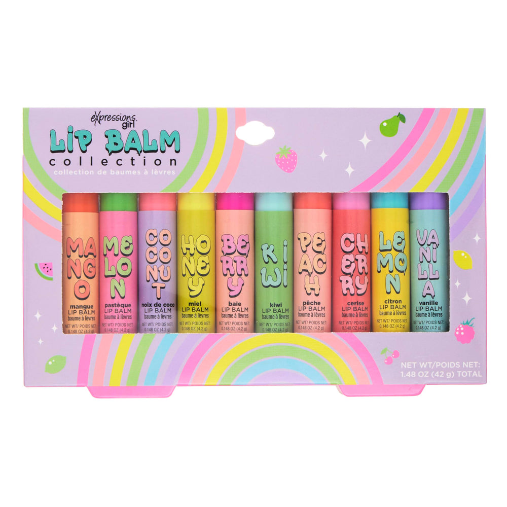 Expressions Fruity Lip Balm Melon flavor provides refreshing moisture for lips.