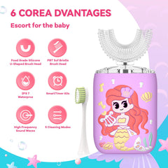Interchangeable brush heads pack for kids