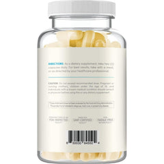CoQ10 capsules showing 400mg per capsule