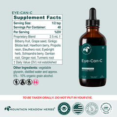 Eye-Can-C liquid dropper and bottle