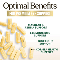 Vegan, non-GMO eye vitamins bottle