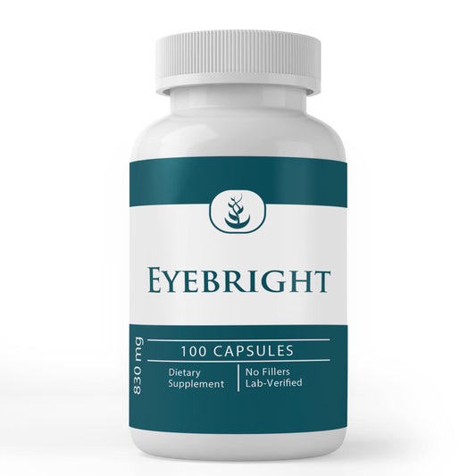 Eyebright capsules bottle with 100-count original ingredients