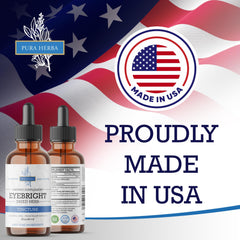 Eyebright liquid drops ready to mix with water or juice