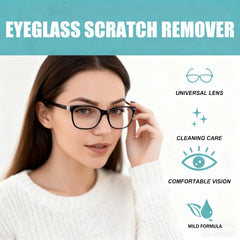 Close-up of Eyeglass Scratch Remover spray bottle