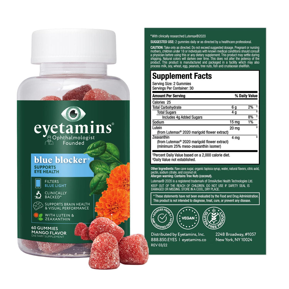 Close-up of lutein and zeaxanthin ingredients