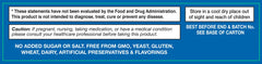 Key nutrients included in EyeVit Plus: Lutein, Zeaxanthin, Omega-3, Beta-Carotene, Bilberry and Bioflavonoids