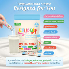 Probiotics and lactoferrin for immune health with EYHBQIA