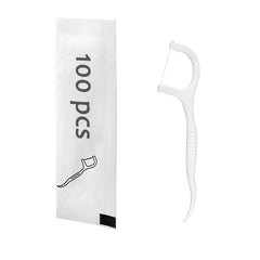 Eyxformula 100-count individually wrapped floss picks – front view